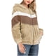 thumbnail image 2 of Pntutb moda mujer Patchwork cremallera invierno alargado felpa manga larga prendas de vestir Pntutb Pntutb-4458, 2 of 5