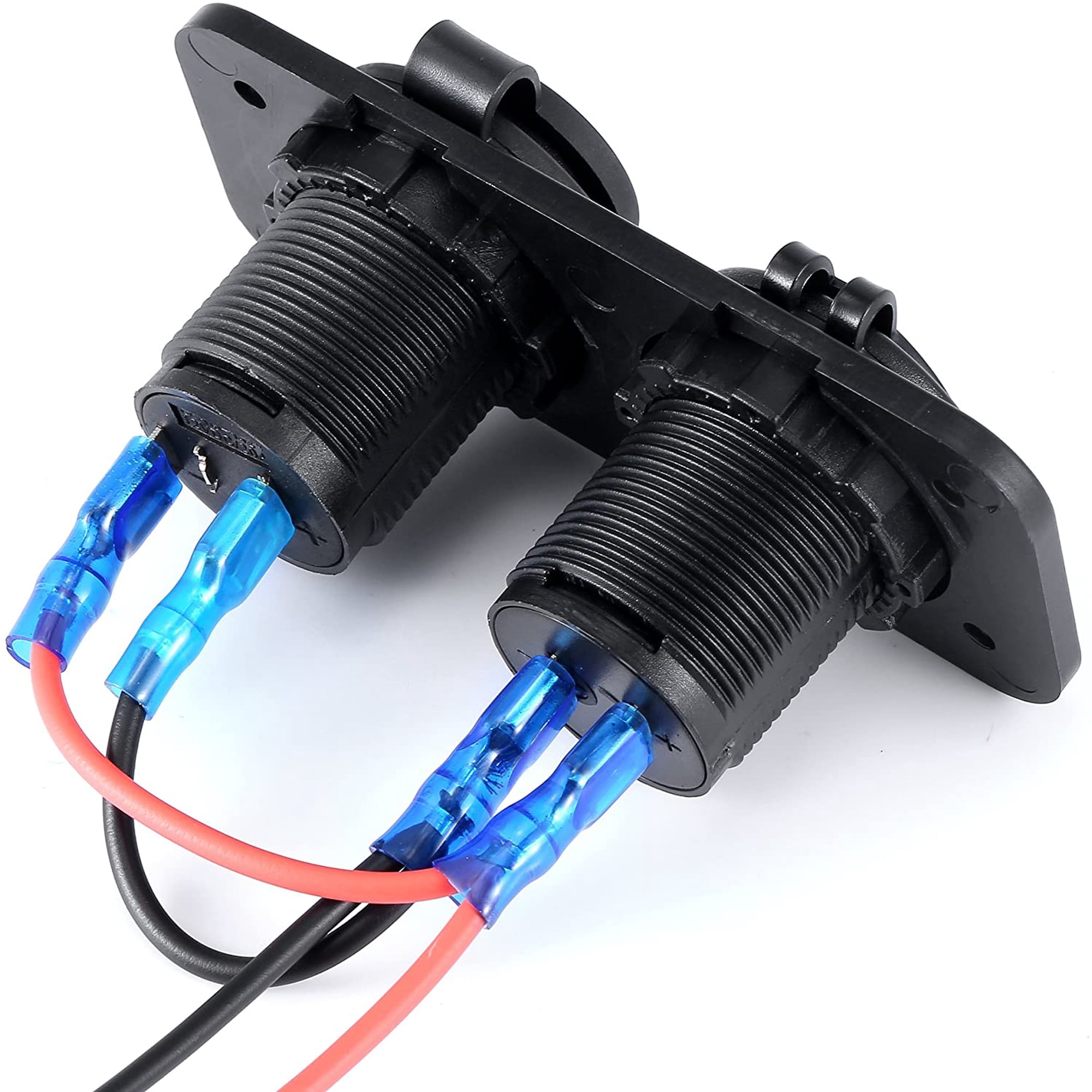 Câble Convertisseur USB Vers Allume-Cigare 12V - 5V/2.1A Entrée, 12V/1A Sortie, 35 Cm