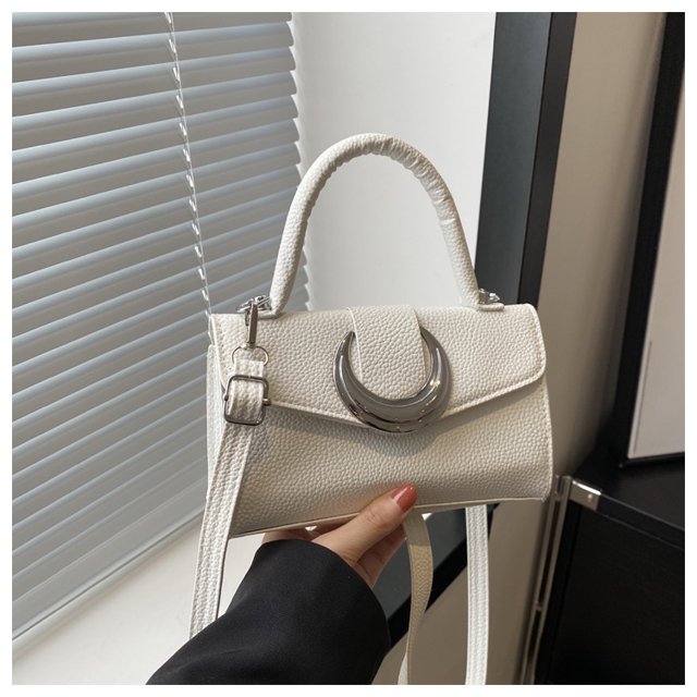 Bolso bandolera pequeño cuadrado para mujer, estilo coreano, informal, de color sólido, estilo primavera 2025