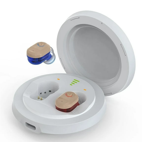 SUWU Hearing Aids, Autiphon Rechargeable Digital Hearing Aids Case for Seniors Adults with Noise Cancelling, Patented Design for Easy Operation, 1 Week Backup Power, U0 Series, Pair, 2025 Version