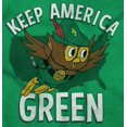 thumbnail image 2 of Woodsy Owl Keep America Green Hoodie Sweatshirt Women Men Brisco Brands S, 2 of 6