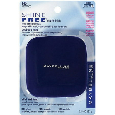 Maybelline Shine Free Matte Finish 145 Golden, 0.45 OZ