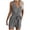 Grey, variant on Tiqkatyck Jumpsuits for Women Dressy Clearance, Womens Casual V Neck Bow Pocket Sleeveless Shorts Wide Shorts Jumpsuits, Rompers for Women, Overalls for Women 2024 Black