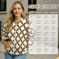 thumbnail image 7 of DISNIMO Leopard Print Sweatshirts for Women V Neck Jackets Long Sleeve Outwear Zipper Sweatshirts for Fall Winter, 3XL, 7 of 7