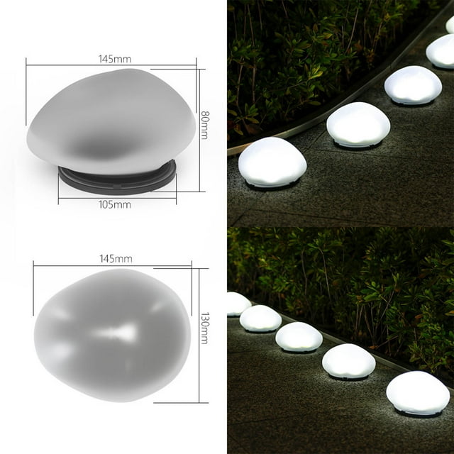 Ofertas de Locura, Lámpara solar para exteriores, hogar, jardín, patio, villa, decoración, lámpara de piedra luminosa Akmoler