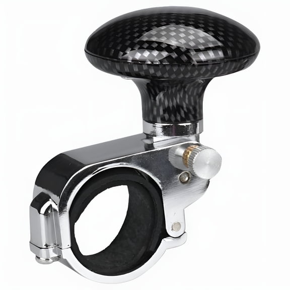MELIVO Steering Wheel Spinner Knob Vehicle Universal Fit Classic Suicide Spinner Knob Handles Truck Car Power Ball Booster Black