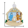 thumbnail image 6 of Personalized Nativity Christmas Ornament - Nativity Ornaments for Christmas Tree, Jesus Ornaments for Christmas Tree, Manger Ornament, Nativity Scene Ornament, Christian Ornament - Free Customization, 6 of 10