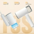 thumbnail image 4 of VAVSEA Steamer for Clothes, 1200W Portable Home Garment Steamer, Steam Iron, Foldable Handheld Travel Wrinkle Remover Fabric Steam, 13s Fast Heat-up with 200ml Tank, White, 4 of 9
