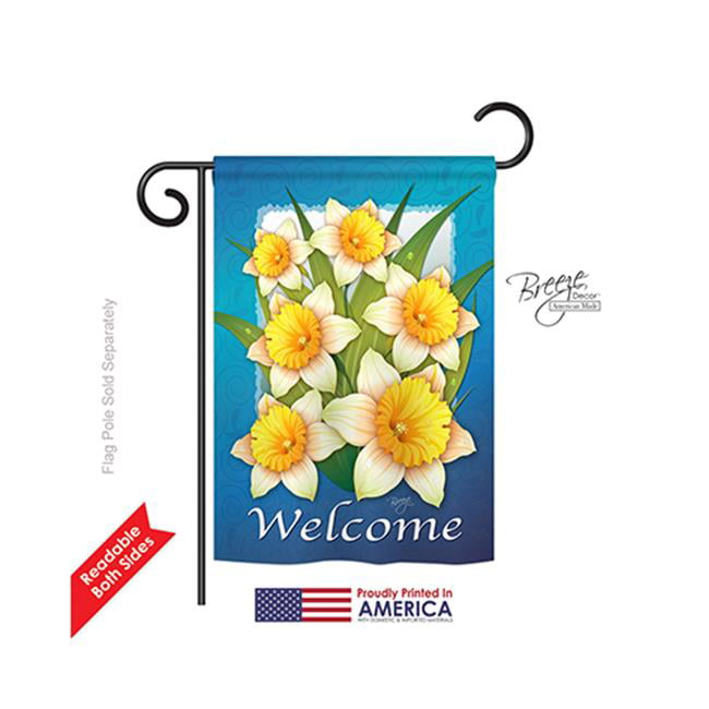 Breeze Decor G150069 Bless Our Home Decorative Vertical Garden Flag 13 x 18.5 Multicolor