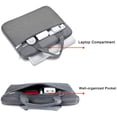thumbnail image 2 of Funda para portátil Voova de 13-14 pulgadas, 360°, protectora, impermeable, gris, 2 of 8
