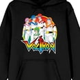 thumbnail image 7 of Voltron Defender Of The Universe Pilots Long Sleeve Black Hooded Sweatshirt-6XLB, 7 of 7