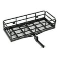 thumbnail image 4 of KFFKFF 60" x 24" x 14", Cargo Hitch Carrier, Able to Hold 500 lbs, Equipped with Anti-Shake Hitch Stabilizer, Foldable Hitch-Mounted Cargo Carrier with Pins and Latches, Suitable for SUVs, 4 of 9