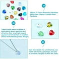 thumbnail image 3 of 160pcs Love Heart Charm Beads 16 Colors Faceted Glass Charm Top Drilled 10mm Heart Shaped Crystal Beads for DIY Earring Necklace Valentines Jewelry Gift, 3 of 6
