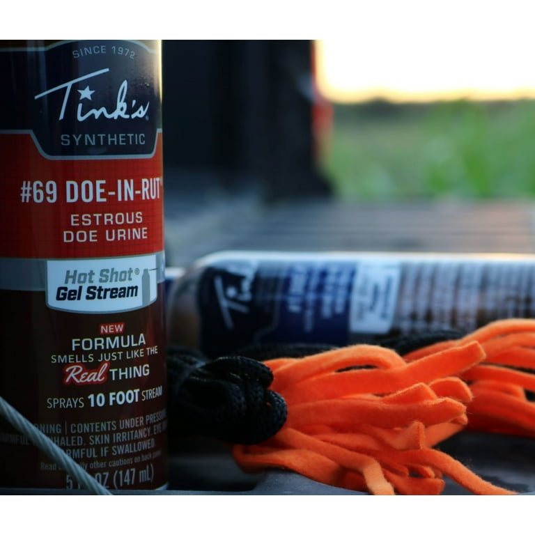 Tink's #69 Doe-in-Rut Hot Shot Gel Stream Synthetic Deer Lure - 5 oz. -  Walmart.com