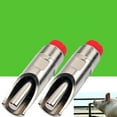 thumbnail image 2 of Shulemin Pig Waterer, Pig Swine Hog Sheep Livestock Stainless Steel Water Drinker Waterer Nipple, 2 of 2