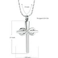 thumbnail image 2 of Infinity Cross Cremation Jewelry Religious Cross Urn Necklace for Ashes Ashes Holder Memorial Urn Necklace Cremation Jewelry for Human Pet, 2 of 7