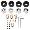 thumbnail image 2 of Wheel Rim Rubber Tire Set, RC Car Upgrade Parts   For WPL D12 Remote Control Car, 2 of 8