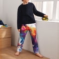 thumbnail image 5 of Hirioo Watercolor Butterfly Guinea Pig for Teenagers' Pajama Pants Womens Lounge Pants with Pockets Pj Bottoms Pants for Men-Medium, 5 of 6