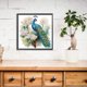 thumbnail image 2 of (KH056) Resina Diamante Con Forma Especial Serie Pavo Real Y Flores Diamante Parcial 30*30cm, 2 of 9