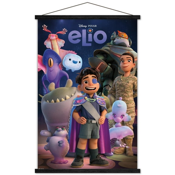 Disney Elio (2025) - Group Wall Poster with Magnetic Frame, 22.375" x 34"