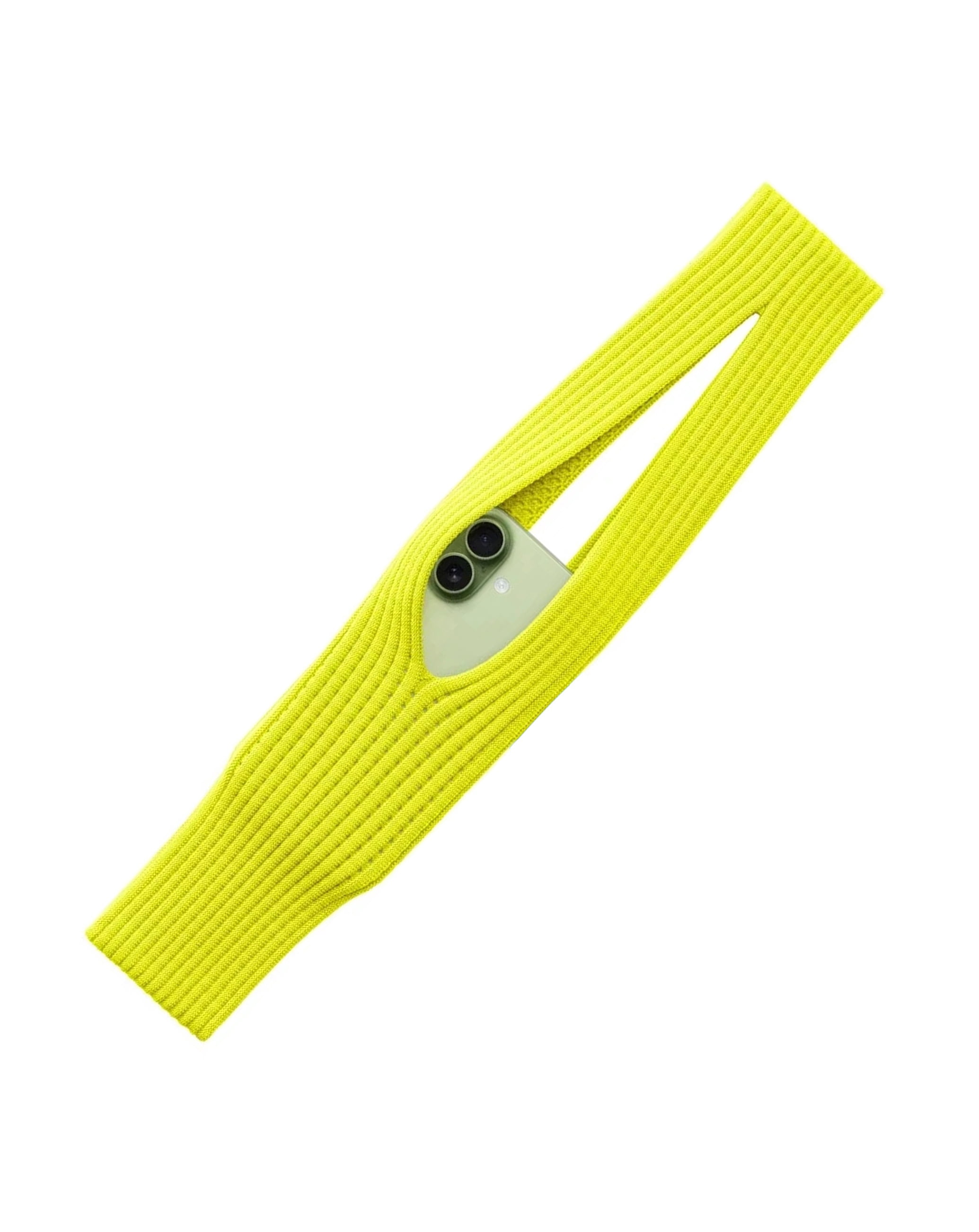 Long SlimGuard Knit Phone Sleeve - Yellow