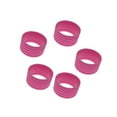 thumbnail image 2 of 5 Packs Tennis Racquet Grip Ring Sweat Absorbing Ring Racket Badminton Racquet Grip Ring Tennis Grip Band Pink, 2 of 9