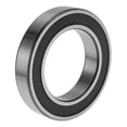 thumbnail image 1 of Rodamientos de bolas de ranura profunda 6012DDU de Bargains Únicos 60x95x18mm P4 con doble sello de goma lubricados 1 Pcs Car Tone Plateado, Negro, 1 of 6