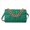 thumbnail image 1 of Lindo bolso de mano y cartera de piel sintética para citas y desplazamientos diarios. Verde, 1 of 5