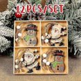 thumbnail image 1 of Wooden Pendant Merry Decor For Home 2023 Navidad Ornaments Tree Decor Xmas Gifts New Year 2024, 1 of 5