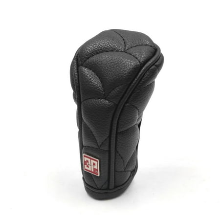 Mini Gear Knob - Black Zipper Closure Gear Shift Knob Shifter Lever Cover Protector for Auto Car