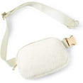 thumbnail image 1 of Sac Banane Mignon Mini pour Femmes, Polaire Ivoire, Sac Polyvalent, 1 of 6