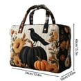thumbnail image 3 of ZhangC Halloween Themed Quilted Embroidered Tote Bag, 16x8x8 Inch Large Capacity Portable Travel Handbag, Embroidered Storage Tote for Party Supplies, Costumes, Gym and Daily Use, 3 of 9