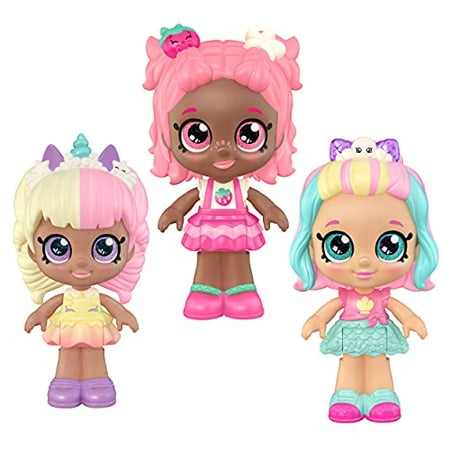 Kindi Kids Minis Collectible Posable Bobble Head Figurine 3pc - Mini ...