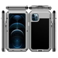 thumbnail image 1 of Heavy Duty Protection Armor Metal Aluminum Case for iPhone 16 15 14 13 12 mini 11 Pro 7 8 Plus XS Max XR SE 16e Shockproof Cover (Silver,For iPhone 7 Plus), 1 of 7