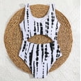 thumbnail image 6 of WERYOUNG Girl's Swimsuit Sets Sleeveless Color Block Top And Bottom Tankini Swimsuits 2 Piece Swimwear Beach Pool Party Soft Comfortable Beachwear, 6 of 8