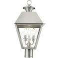 thumbnail image 2 of Livex Lighting - Wentworth - 3 Light Large Outdoor Post Top Lantern In Classic, 2 of 2