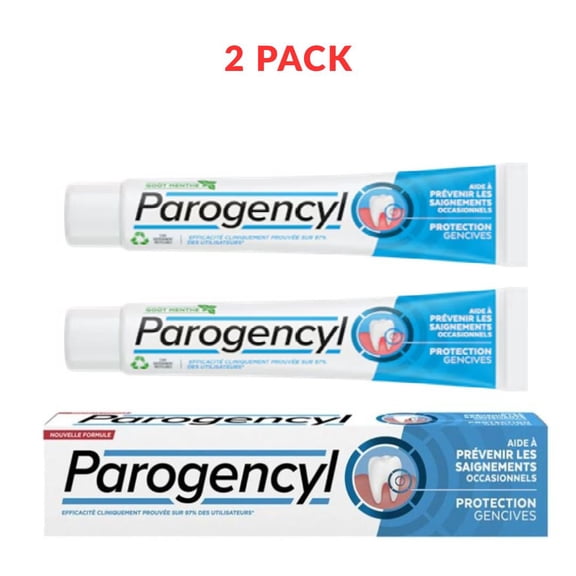 Parogencyl Gums Protection toothpaste 75ml .Set of 2. Made in France.