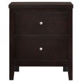 thumbnail image 4 of Bedside Nightstands, Garrett Cappuccino 2-Drawer Rectangular Nightstand, Cappuccino Wooden Nightstands,Solid Wood+Mdf Nightstands With Storage, Furniture Bedroom Furniture Nightstands, 4 of 12