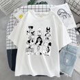 thumbnail image 1 of Camiseta Estampada Casual De Manga Corta Suelta Para Mujer / Disney Playera / Talla S-3XL, 1 of 4