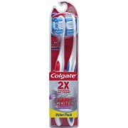 (3 Pack) Colgate 360 Optic White Platinum Whitening Toothbrush, Soft - 2 Count (3 pack)