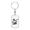 Dog Tag with Swivel Keychain (Gold), variant on Hunt Life Dog Tag Keychain Stainless Steel Silver Tone or Gold Tone