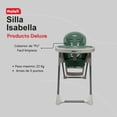 thumbnail image 2 of Silla Alta Periquera Motek Isabella Plegable Deluxe Posiciones Seguridad Color Verde, 2 of 7