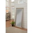 Elegant Antique Silver Full Length Leaner Mirror