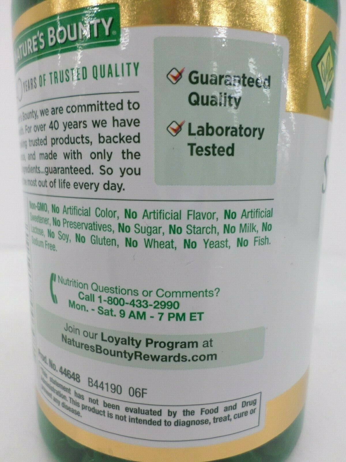 Nature's Bounty Saw Palmetto 450 mg Capsules 250 ea (Pack of 3)