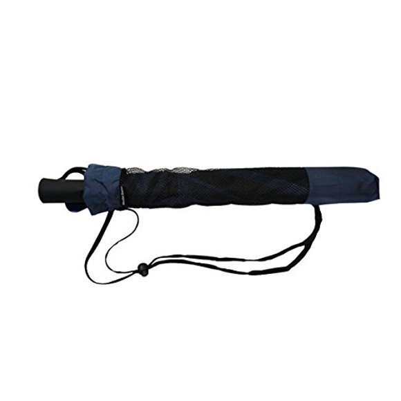 Chaby Parasol de Golf Format Station Météo avec Sac en Maille, 56 Pouces, Noir