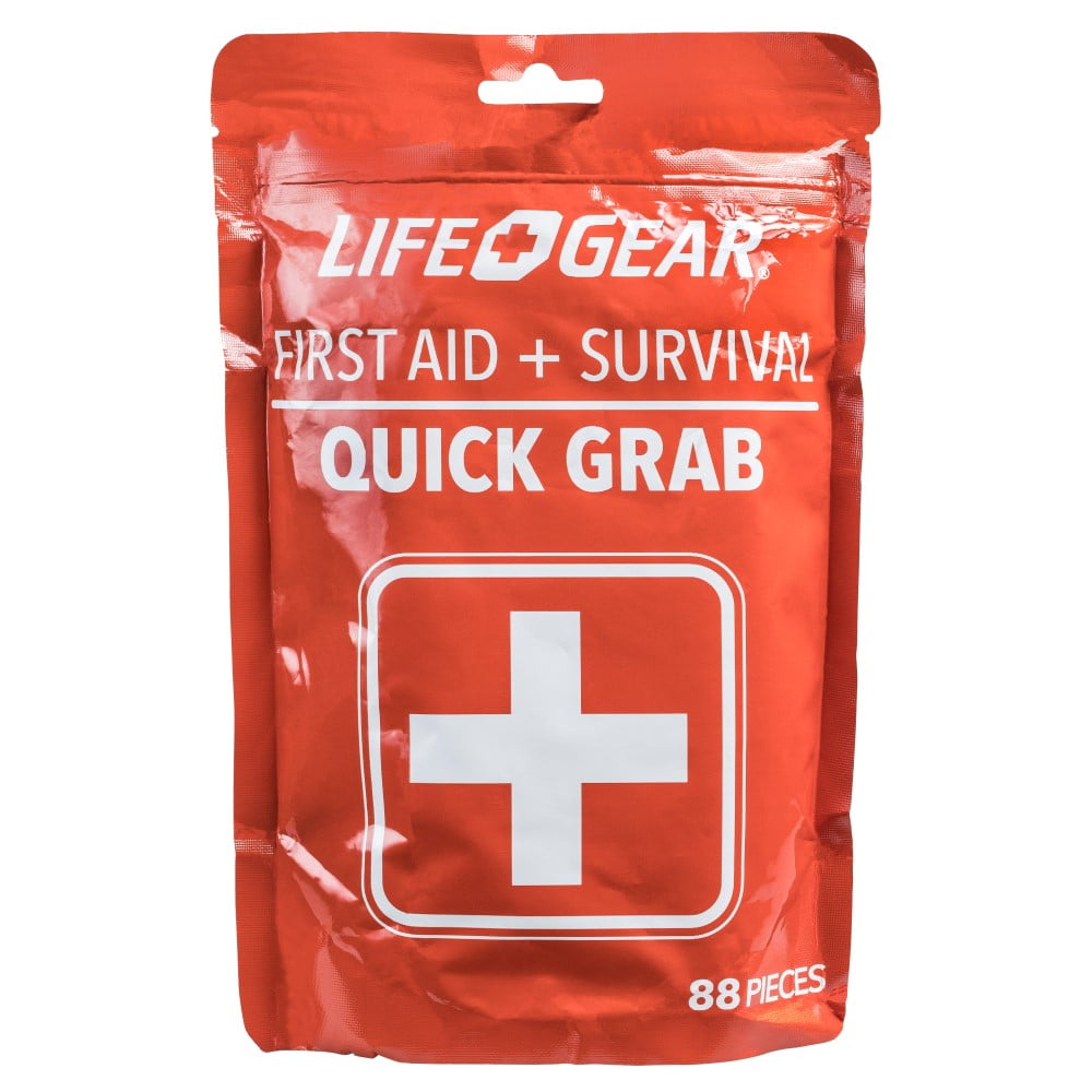 Life Gear 88 pc Quick Grab First Aid Survival Kit