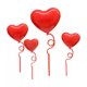 thumbnail image 4 of Tarjetas de felicitación plegables para el día de San Valentín a voluntad Tarjeta de pastel de globo con forma de corazón confesando el amor de los amantes de Qixi, 4 of 4