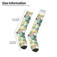 thumbnail image 5 of Balery Tropical Flowers Fun Novelty Socks Men'S Women'S Crew Socks Funny Crazy Novelty Socks Quirky And Cool Socks, 5 of 9