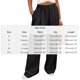 thumbnail image 3 of TaTaai Women's Summer Wide Leg Pants with Pockets Soft Comfy High Waist Elastic Drawstring Loose Fit Straight Casual Trousers Solid Color Beach Daily Holiday Bottoms Gift, 3 of 4