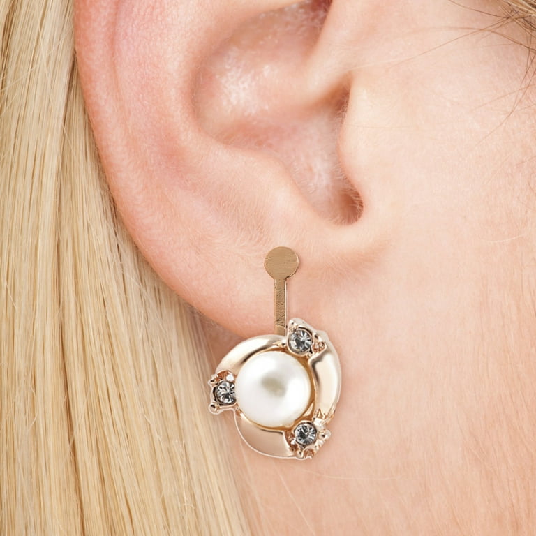 30pcs Clip On Earrings Converters Screw Earring Clips for Non-Pierced Ears  